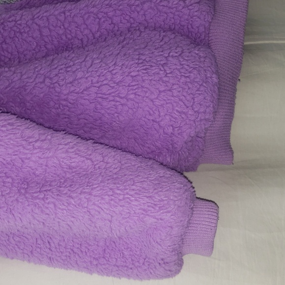 Betsey Johnson Kids Purple Fleece Hoodie - Picture 7 of 13